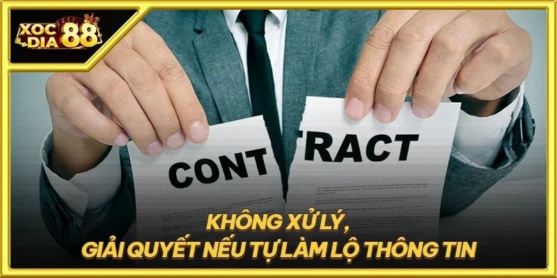 Miễn trừ trách nhiệm 3 Miễn trách nhiệm trong trường hợp tự lộ thông tin